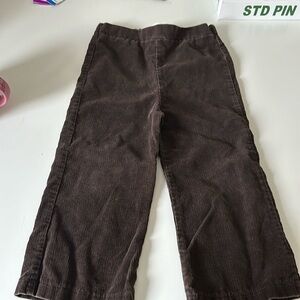 Vintage wide, leg, corduroy brown pants, gender neutral, size 2 “ little folks”